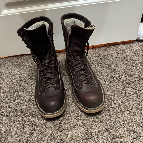 Danner Dark Brown Leather Boots - Picture 1 of 7